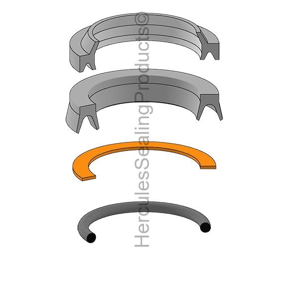 Parker - After Market Parts Hydraulic Cylinder Repair Kit- 1/2 Rod Kits RK2AHL0051 - main